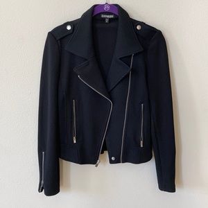 Express Black Biker Jacket XS NWOT